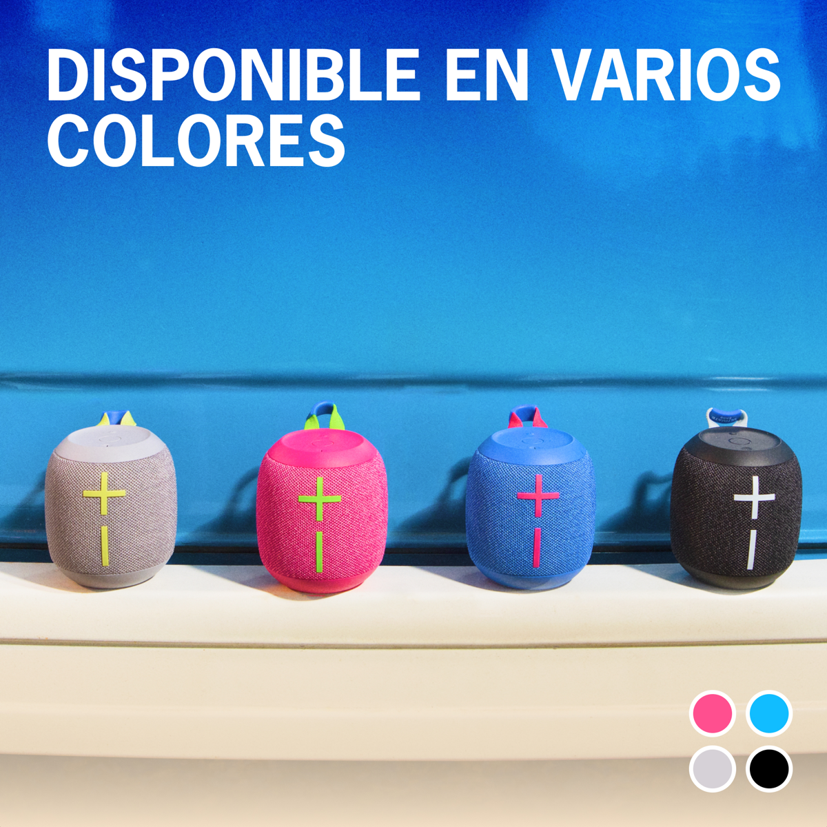 Ultimate Ears Wonderboom 3, Kit 2 Parlantes Impermeables, Rosa