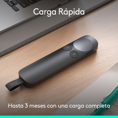 Presentador Inalambrico Logitech Spotlight 2 BT, USB-C - Negro