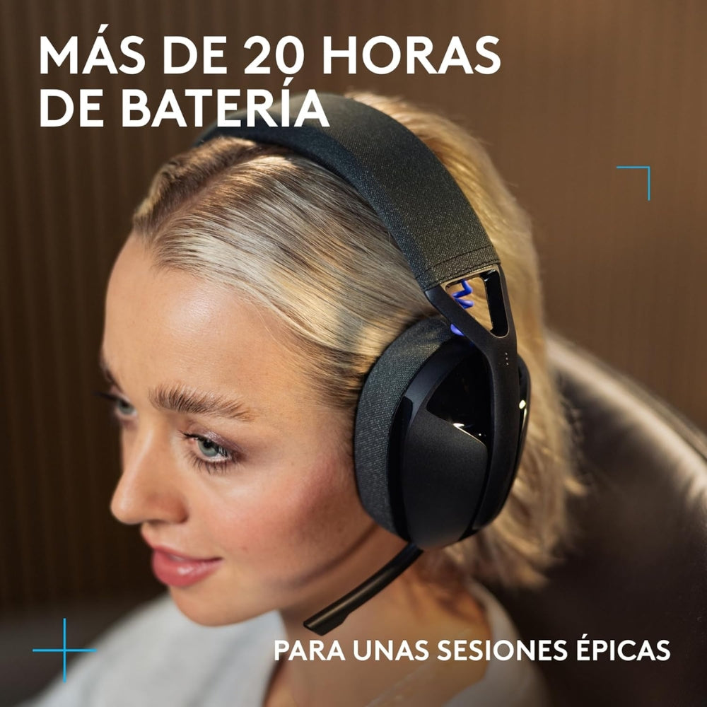 Audífonos Diadema Gamer Inalámbrica Logitech G321 LIGHTSPEED Bluetooth PC/PS5/Switch - Negro