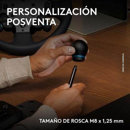 Volante de Carreras Logitech G RS50 System Sim Racing con TRUEFORCE + Palanca de Cambios Logitech G RS H-Shifter en Patrón H de 7 Velocidades