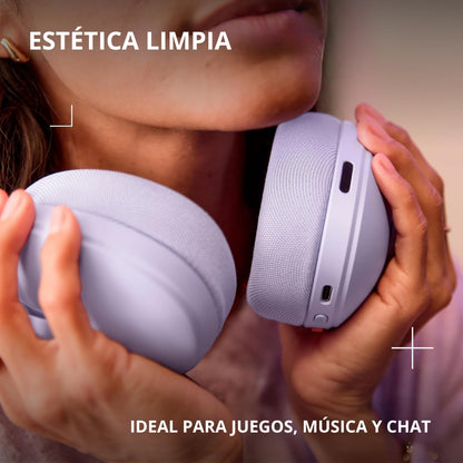 Auriculares Gamer Inalámbricos Logitech G325 LIGHTSPEED Bluetooth PC/PS5/Switch/Xbox - Lila + Obsequio Soporte para Diadema