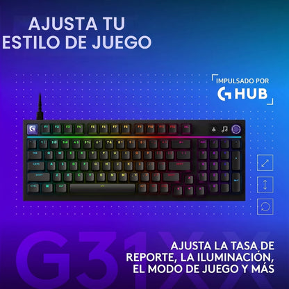 Teclado Gamer Mecanico Logitech G316 X 98 Switch Tactil - Negro