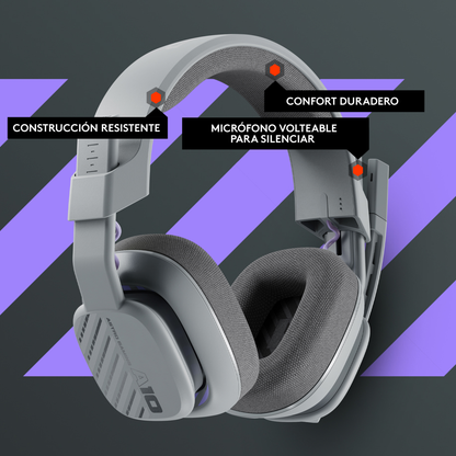 Audífonos Gamer Astro A10 Gen 2, Pc/Ps5/Ps4, Xbox, Gris