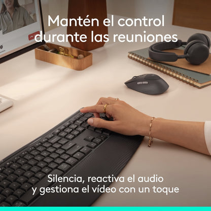 Combo Teclado y Mouse Inalámbrico Logitech Signature Comfort Plus MK880 Bluetooth