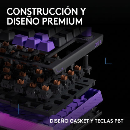 Teclado Gamer Mecanico Logitech G512 X 75 Switch Tactil - Negro
