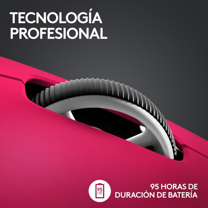 Mouse Gamer Inalámbrico Logitech G Pro X Superlight 2c, Rosa