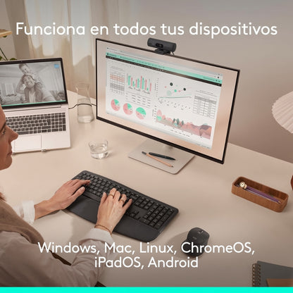 Mouse Inalámbrico Logitech Signature Comfort Plus M850 L Multidispositivo Bluetooth - Grafito