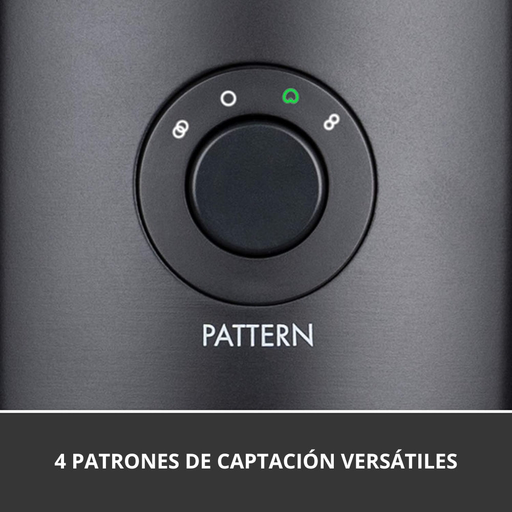 Micrófono Profesional USB Multipatrón Logitech Blue Yeti X para Streaming/Gaming - Negro
