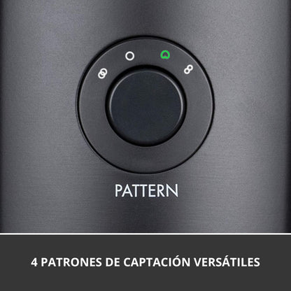 Micrófono Profesional USB Multipatrón Logitech Blue Yeti X para Streaming/Gaming - Negro