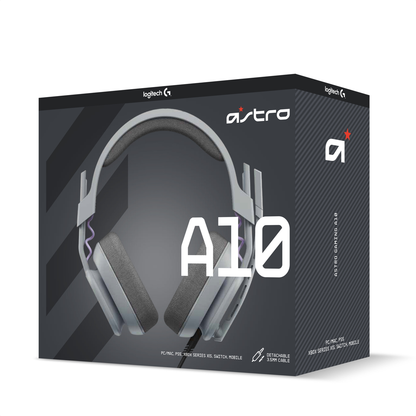 Audífonos Gamer Astro A10 Gen 2, Pc/Ps5/Ps4, Xbox, Gris