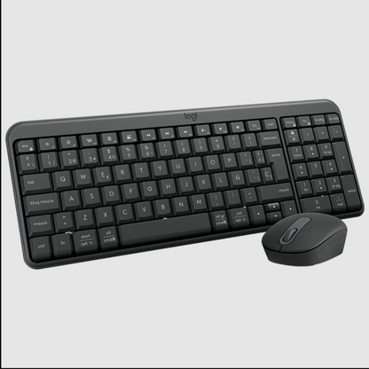 Combo Inalámbrico Bluetooth Logitech MK250 con Diseño Compacto