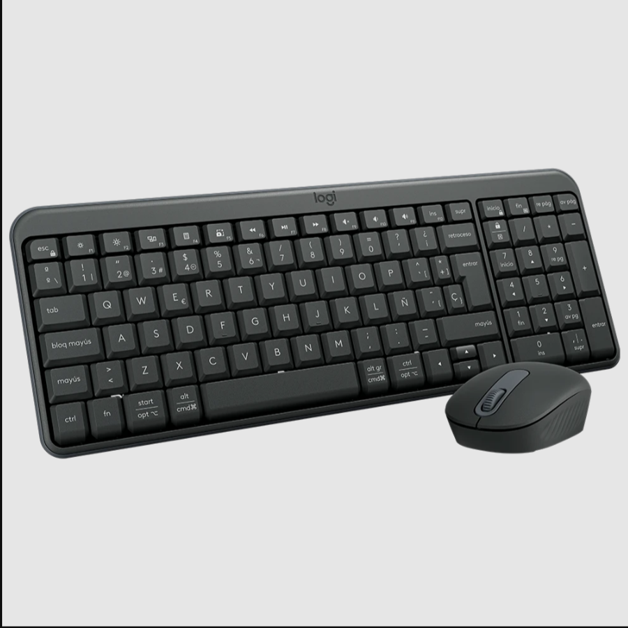 Combo Inalámbrico Bluetooth Logitech MK250 con Diseño Compacto
