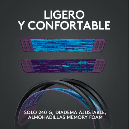 Diadema Gamer Logitech G335, Pc, Ps5, Xbox / Color & Confort