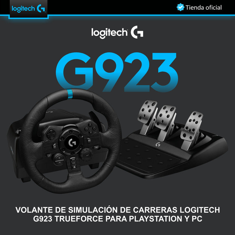 Racing Combo Timón Logitech G923 Ps4/5 + Palanca + Soporte4