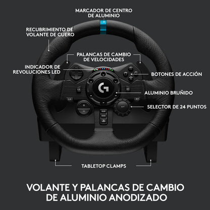 Volante De Carreras Logitech G923, Trueforce Pc / Ps5 | Ps4