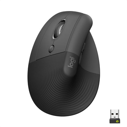 Mouse Ergonómico Logitech Lift Vertical Left  Avanzado Zurdo