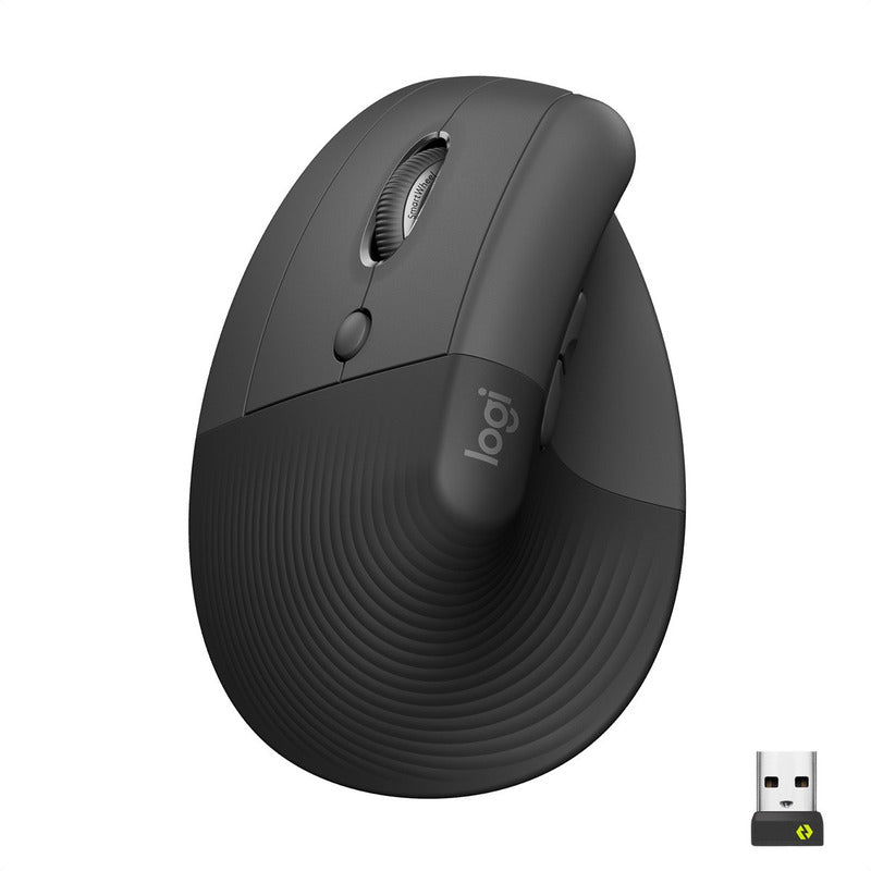 Mouse Ergonómico Logitech Lift Vertical Left  Avanzado Zurdo