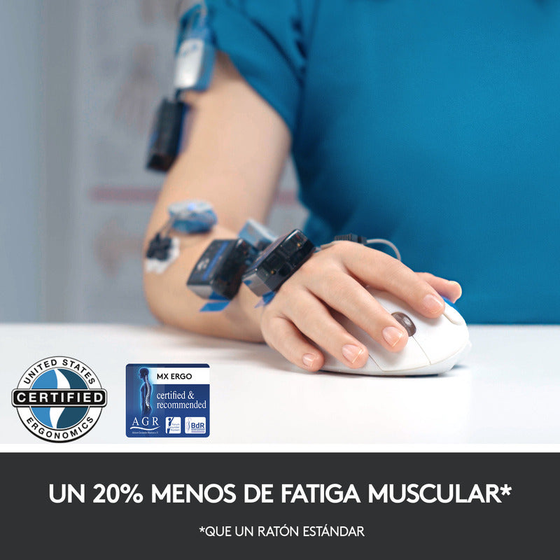 Mouse Logitech Mx Ergo, Trackball Inalámbrico / Recargable