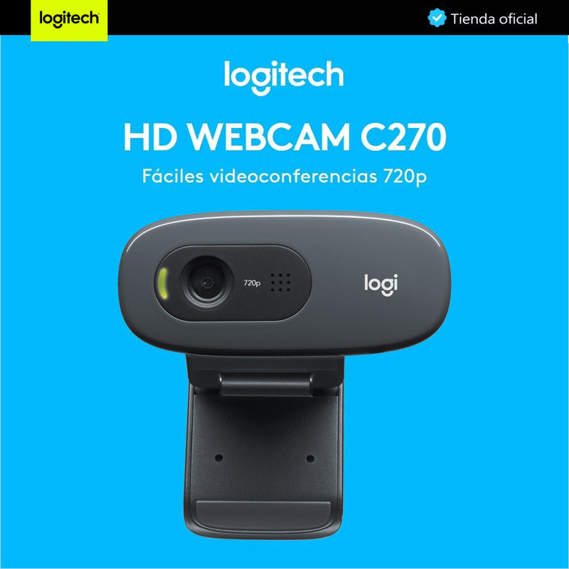 Logitech Combo Webcam C270 Hd 720p + Diadema H111 Estéreo