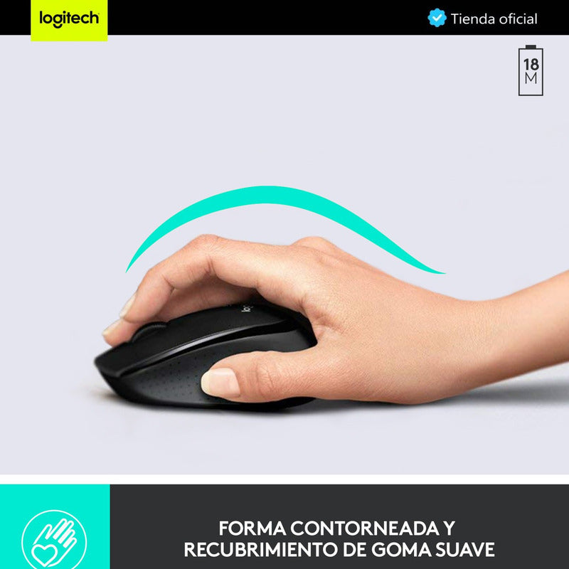 Combo Inalámbrico Logitech Mk345 + Pad Mouse Studio Series