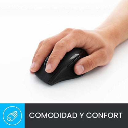 Mouse Inalámbrico Logitech M705 Marathon con Scroll Avanzado Botones Grafito