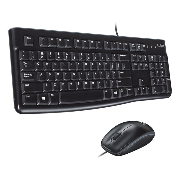 COMBO TECLADO Y MOUSE LOGITECH MK120 ALAMBRICO