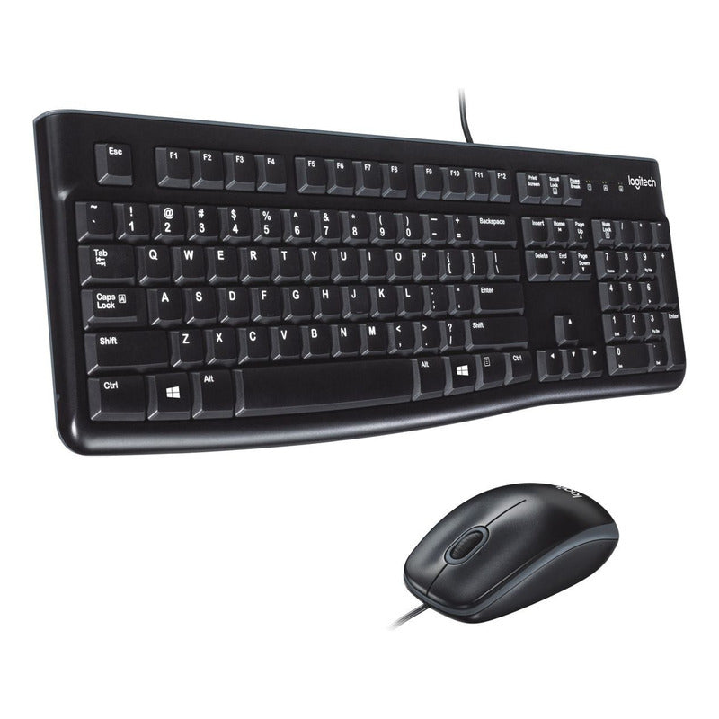 Combo Teclado Y Mouse Usb Plug And Play Logitech Mk120