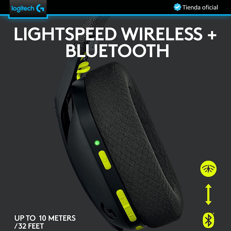 Logitech Diadema Gamer G435 Inalámbrica + Mouse Gamer G305 N