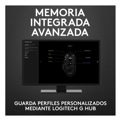 Mouse Gamer Rgb Logitech G502 Hero Programable 25600dpi