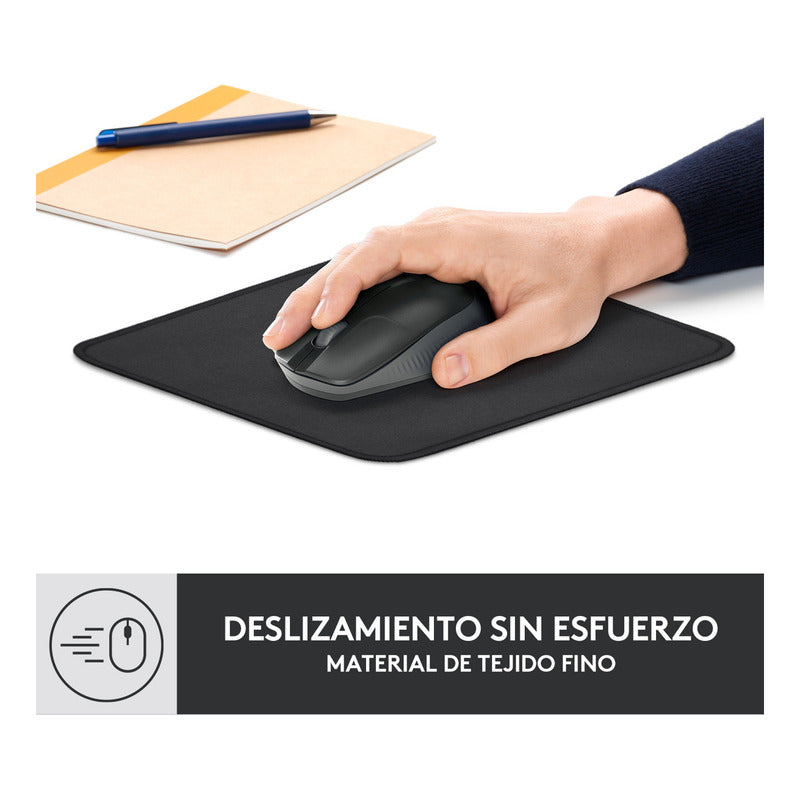 Teclado Inalámbrico Logitech K780 Multidispositivo + Mouse Ergonómico Vertical Logitech Lift Inalámbrico - Negro + Pad Mouse Logitech Studio Series