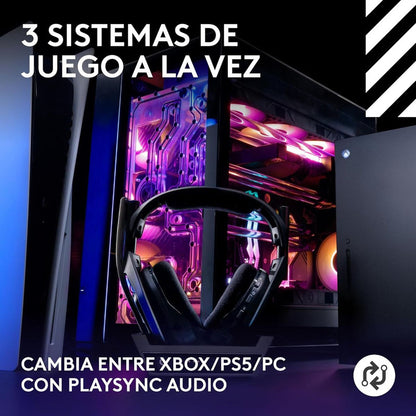 Diadema Gamer Lightspeed + Base Logitech Astro A50 (5ta Gen)