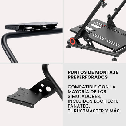 Racing Combo Timón Logitech G923 Ps4/5 + Palanca + Soporte4