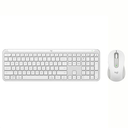 Combo Profesional Logitech Teclado K950 + Mouse M650 Blanco