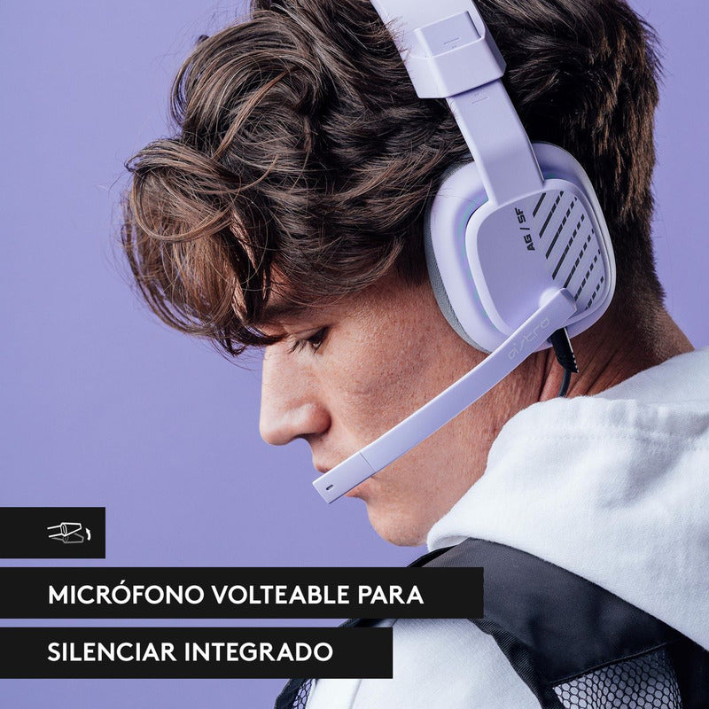 Audífonos Gamer Astro A10 Gen 2, Pc/Ps5/Ps4, Xbox, Lavanda