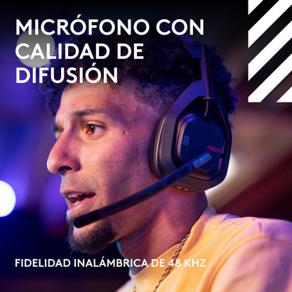 Diadema Gamer Inalámbrica + Base, Logitech Astro A50 X