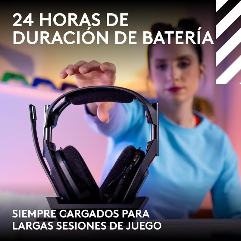 Diadema Gamer Lightspeed + Base Logitech Astro A50 (5ta Gen)