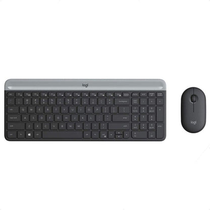 Combo Inalámbrico Slim Logitech Mk470, Teclado Y Mouse