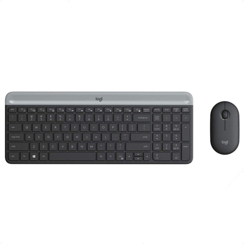 Combo Inalámbrico Slim Logitech Mk470, Teclado Y Mouse