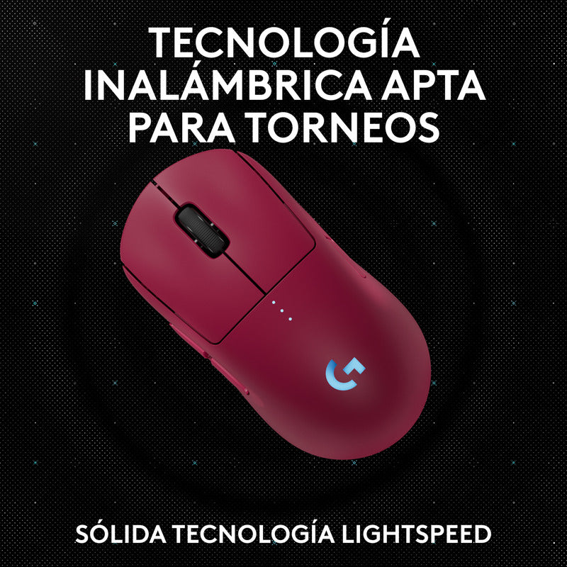 Mouse Gamer Inalámbrico Logitech G Pro 2 Lightspeed, Magenta