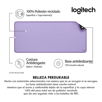 Alfombrilla De Escritorio Logitech Desk Mat Studio Lavanda