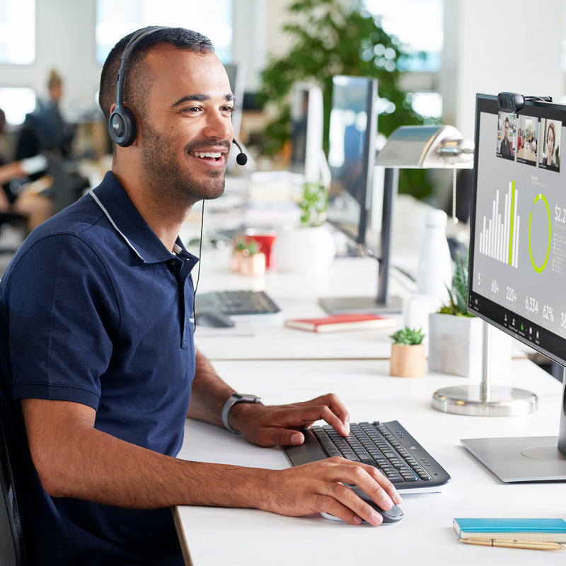 Auriculares Multidispositivo Logitech H111, Con Micrófono