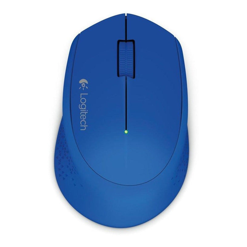 Mouse Inalámbrico Logitech M280, Cómodo Diseño Curvo, Azul