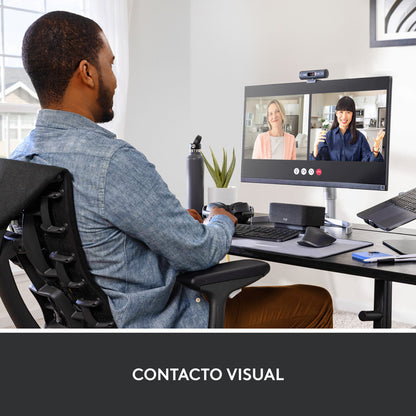 Webcam Full Hd 1080p, Rightlight 4, Logitech Brio 500 Negro