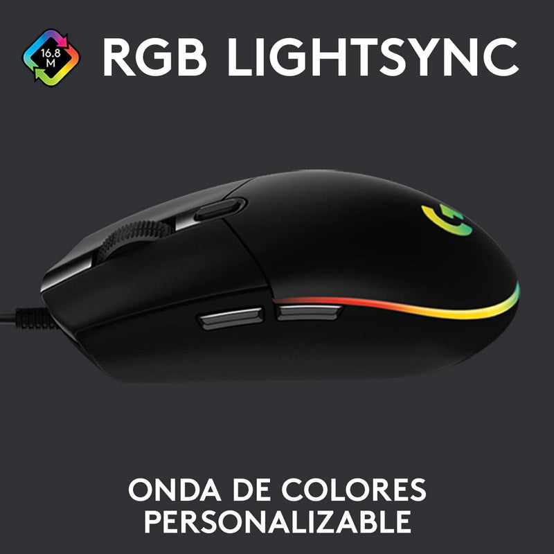 Combo Gamer Prodigy Rgb Logitech Teclado G213 + Mouse G203