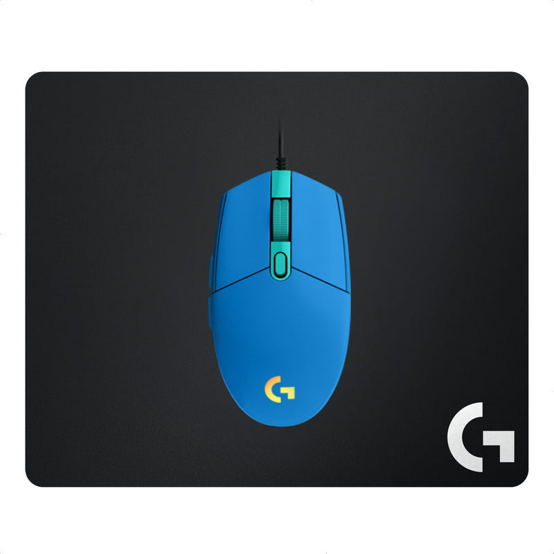 Combo Gamer Logitech Mouse G203 Azul + Pad Mouse G240