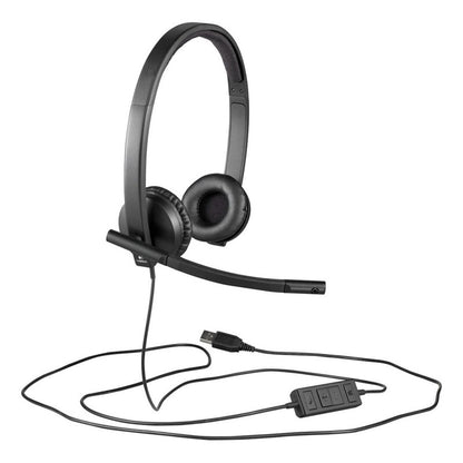 Diadema Logitech H570e Estéreo, Usb Con Comodidad Y Duración