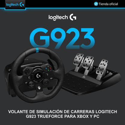 Racing Combo Timón Logitech G923 Xbox + Palanca + Soporte4
