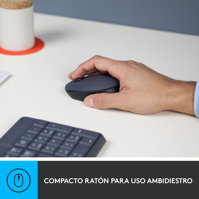 Combo Inalámbrico Logitech Mk235, Teclado Multimedia Y Mouse