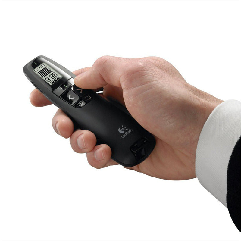 Presentador Profesional, Señalador Remoto Lcd, Logitech R800
