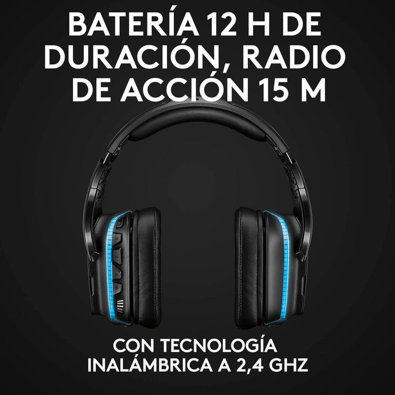 Diadema Gamerlogitech G935, Inalámbrica 7.1 / Rgb Lightsync
